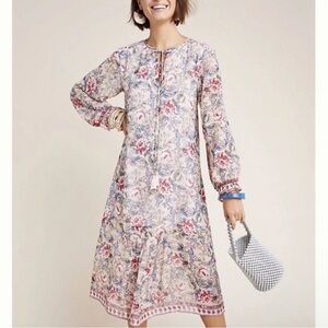 RAGA Floral Maxi Dress - Blue and Pink